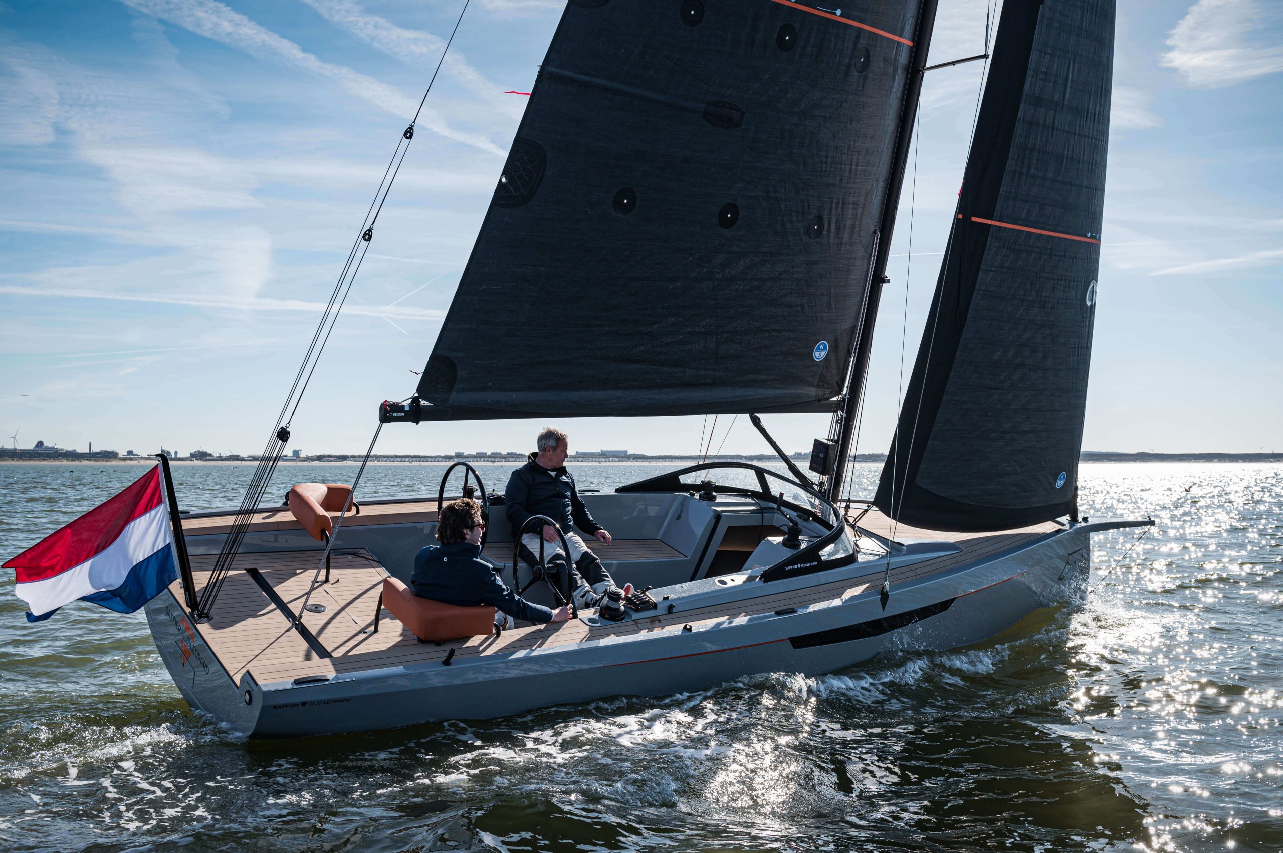 Saffier SE 28 Leopard sailing on the Chesapeake Bay