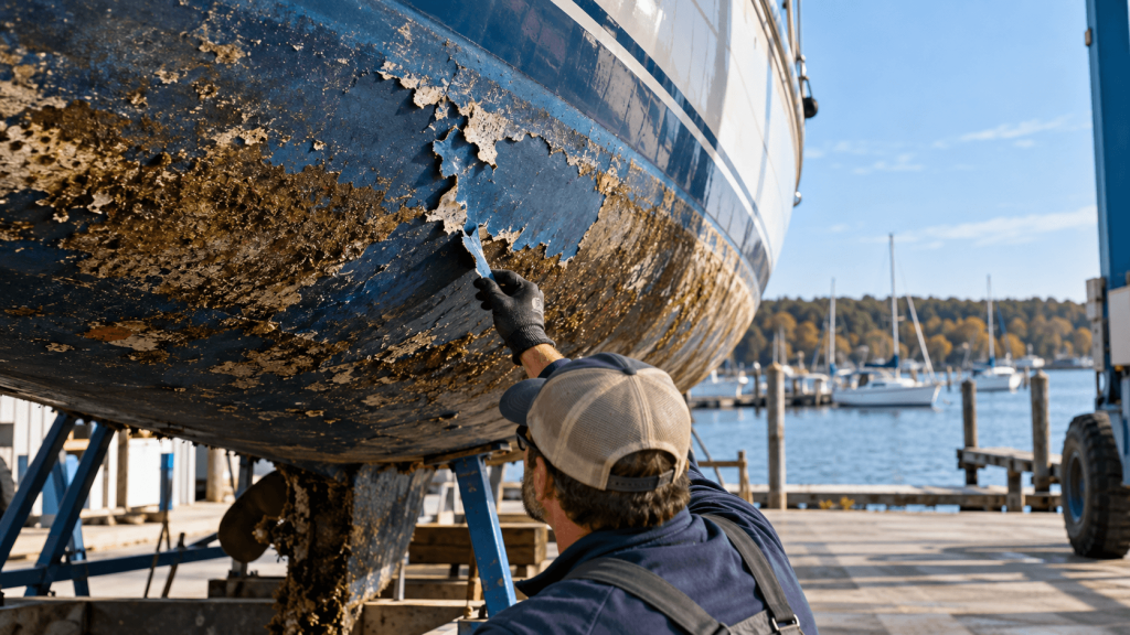 Common Causes for Early Bottom Paint Failing