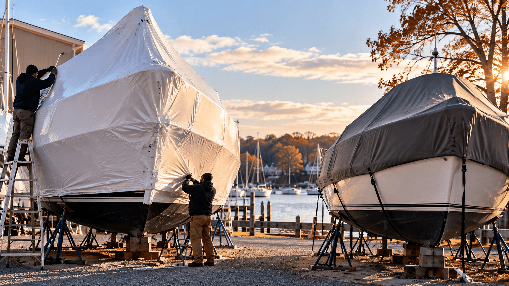 Shrink Wrap vs Boat Cover